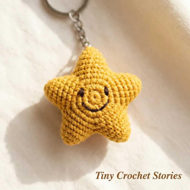 Smiley Star Charm