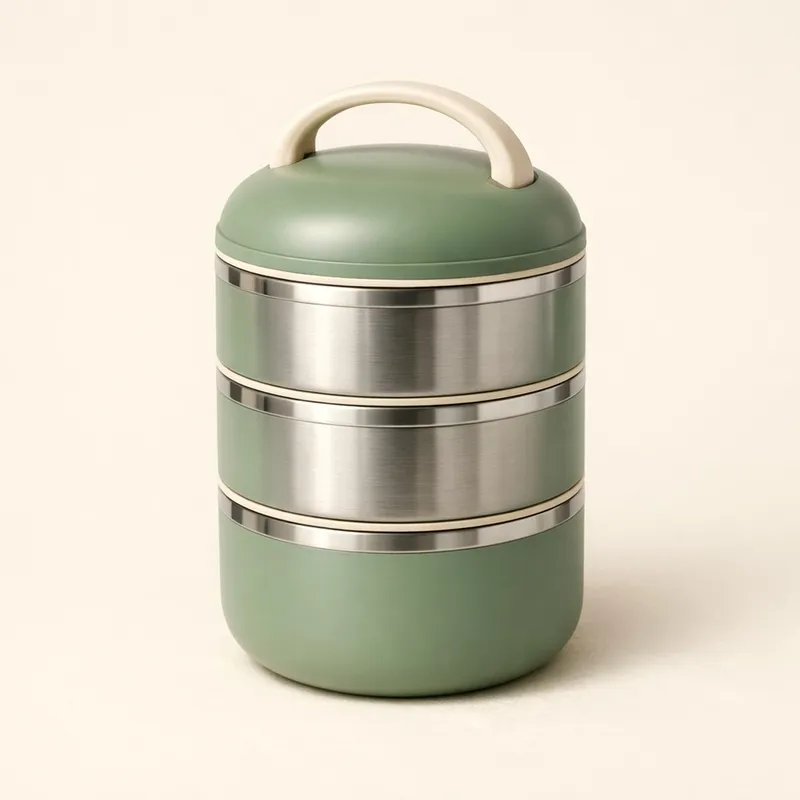 3-Tier Steel Tiffin