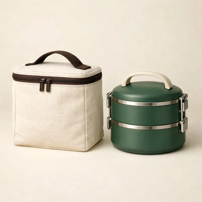 The Daily Set — Bag + 2-Tier Tiffin