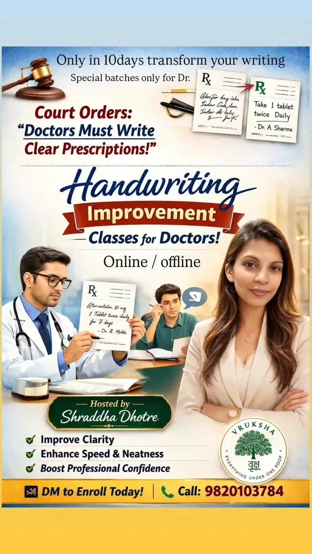 Handwriting for doctors ✍️