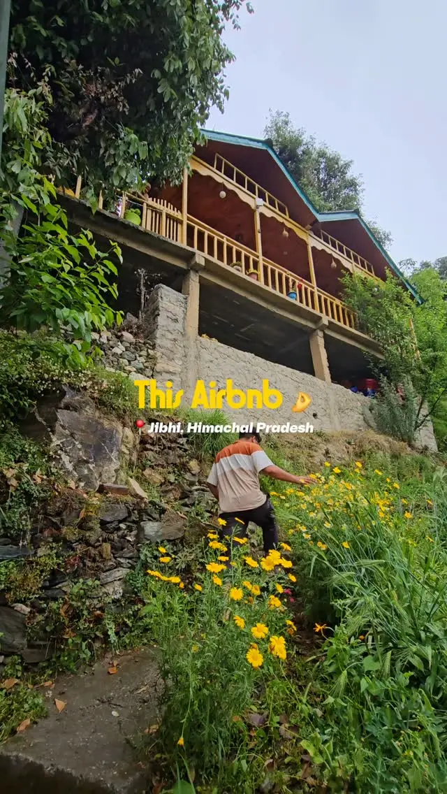 This Airbnb in Jibhi 🤌