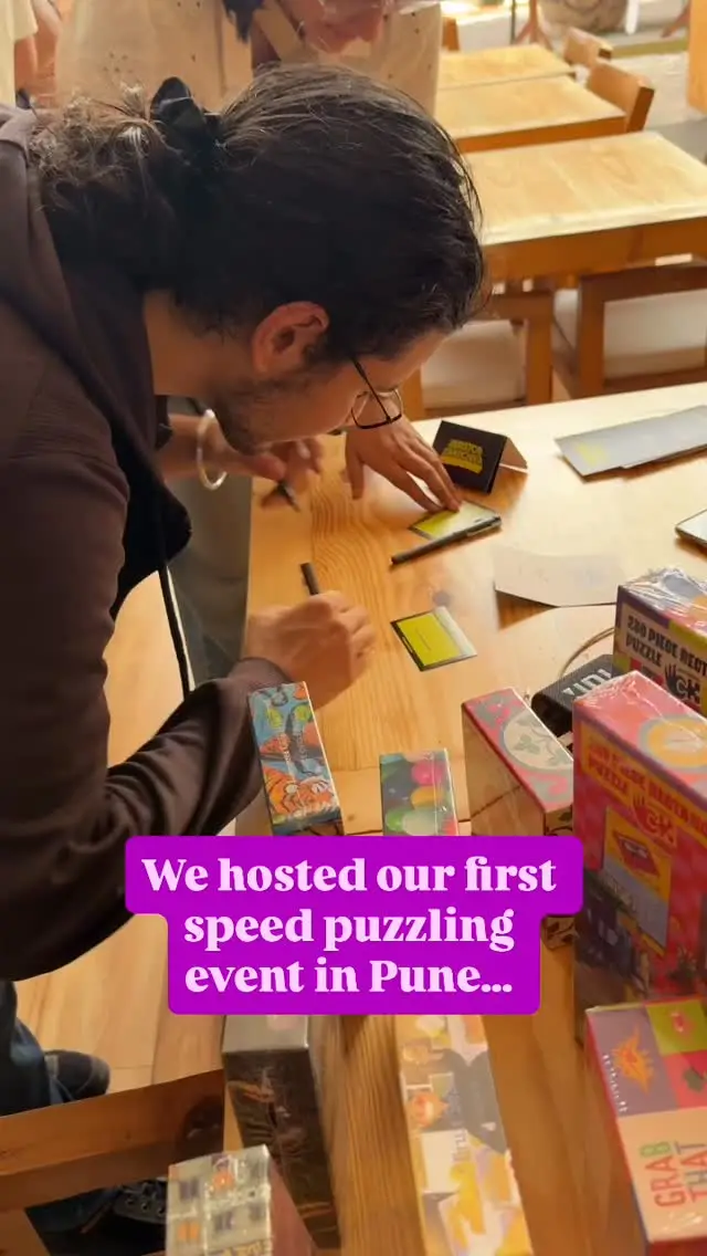 Speed puzzling night @ Doolally KOPA 🧩