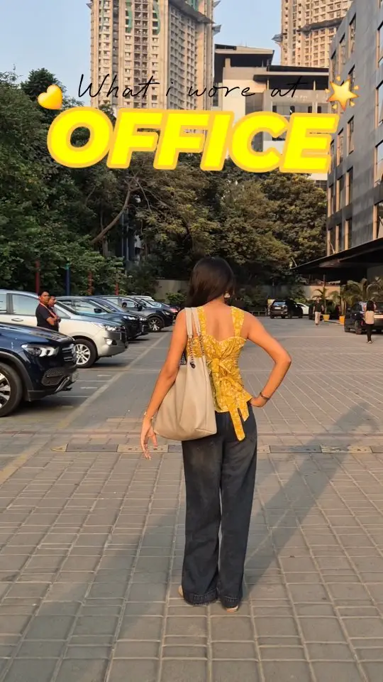 Office-wear OOTD 💛